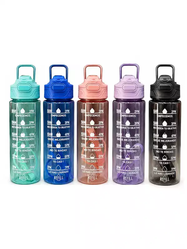1000 ML Motivasyon Matarası | Pipetli Kilitli BPA Free Spor Suluk 1000 ML Motivasyon Matarası | Pipetli Kilitli BPA Free Spor Suluk