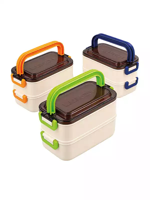 2 Katlı Lunch Box Beslenme Kabı – Bölmeli Plastik Yemek Saklama Kabı 2 Katlı Lunch Box Beslenme Kabı – Bölmeli Plastik Yemek Saklama Kabı