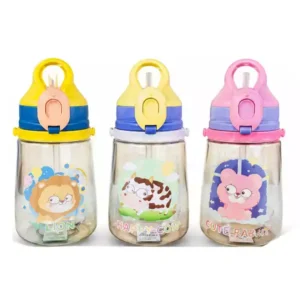 450 ML Pipetli Çocuk Matarası | Kilitli BPA Free Okul Suluğu