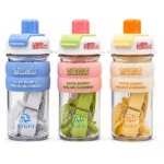 580 ML Askılı Pipetli Çocuk Matarası | BPA Free Kilitli Okul Suluğu