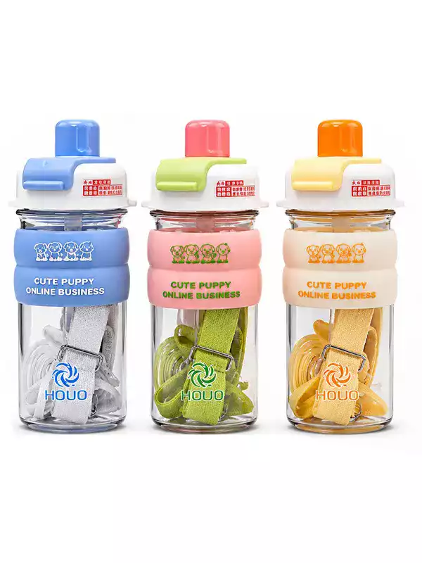 580 ML Askılı Pipetli Çocuk Matarası | BPA Free Kilitli Okul Suluğu