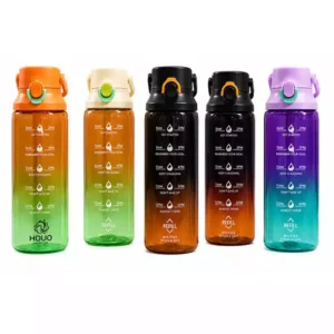 600 ML Gradient Motivasyon Matara – Tritan Spor Suluk | BPA İçermez