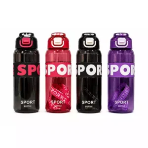 600 ml Sporcu Matarası – Pipetli Kilitli Kapaklı Spor Su Şişesi