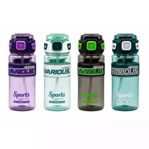 680 ML Spor Matara Pipetli BPA Free Kilitli Kapaklı Askılı Tritan Suluk