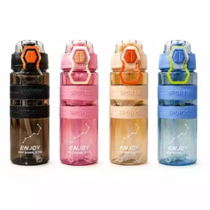 800 ML Sports Matara | Kilitli Kapaklı, Pipetli Tritan Spor Suluğu