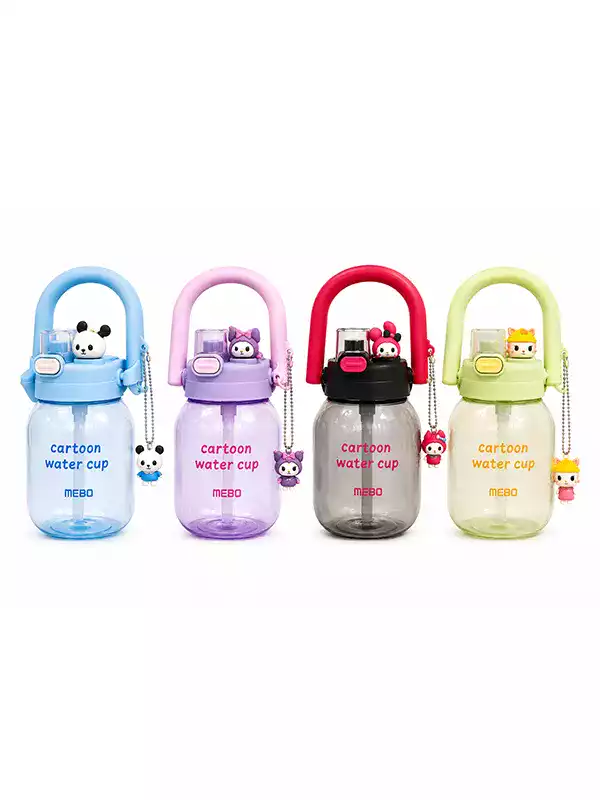 Cartoon Water Cup 500 ML Çocuk Su Matarası – Pipetli ve Figürlü Cartoon Water Cup 500 ML Çocuk Su Matarası – Pipetli ve Figürlü
