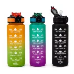 Pipetli Kilitli Motivasyon Matara 750 ML | BPA İçermez Spor ve Okul Suluğu