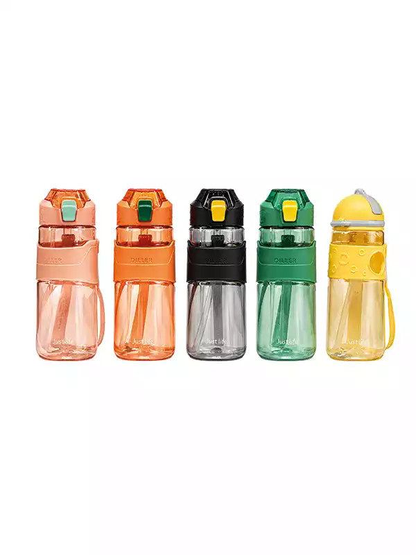 Premium Tasarım Çocuk Matarası 650 ML | Pipetli BPA Free Suluk