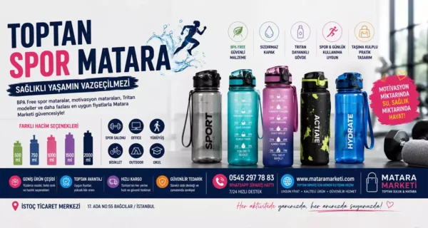 Toptan Spor Matara | BPA Free Spor Su Şişesi Modelleri