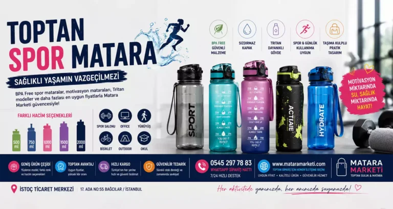 Toptan Spor Matara | BPA Free Spor Su Şişesi Modelleri