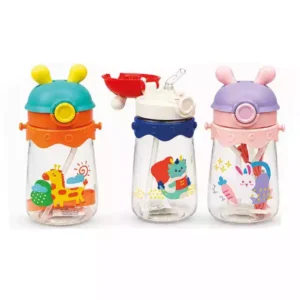 Yeni Sezon Pipetli Çocuk Matarası 500 ML | Kilitli BPA Free Suluk