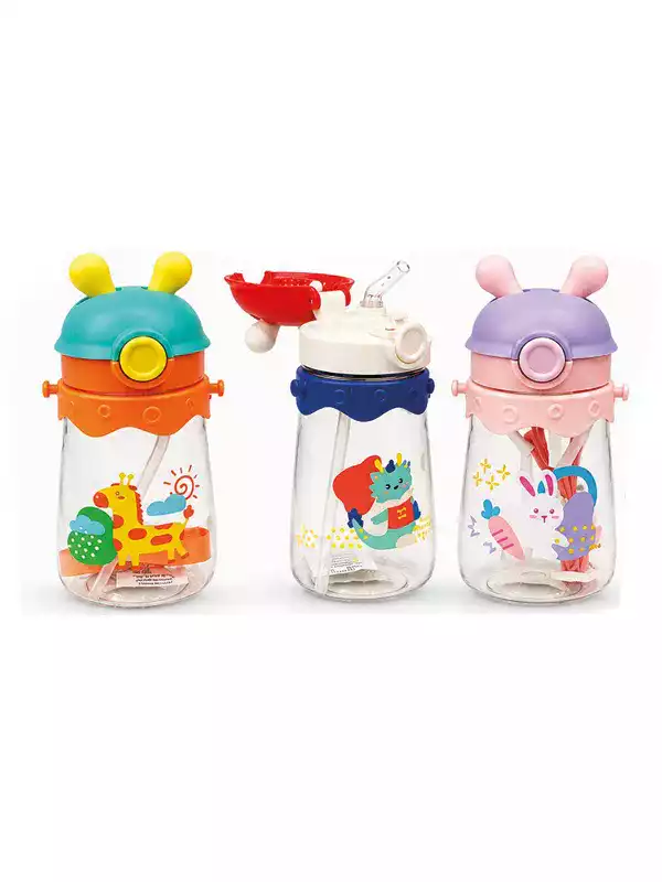 Yeni Sezon Pipetli Çocuk Matarası 500 ML | Kilitli BPA Free Suluk Yeni Sezon Pipetli Çocuk Matarası 500 ML | Kilitli BPA Free Suluk